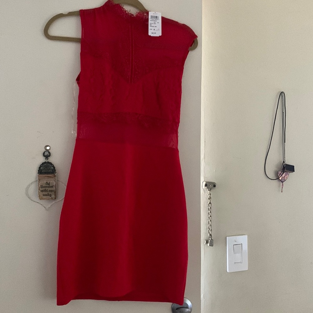 Nice dress , red , xs